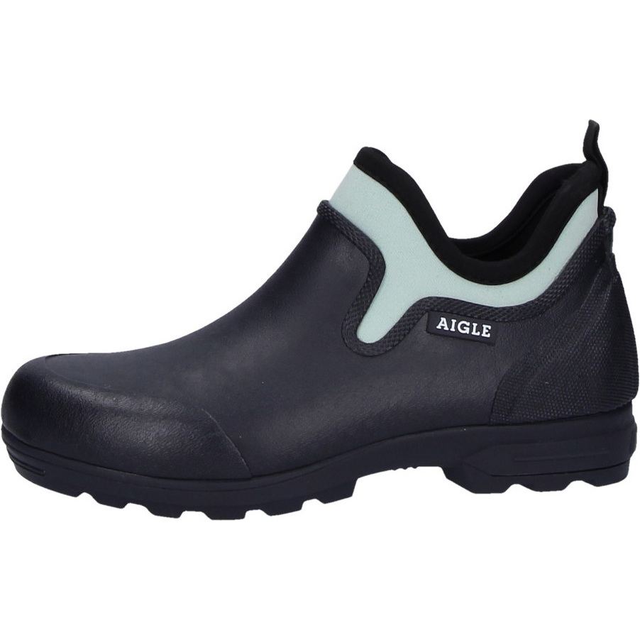 Aigle Womens Lessfor Plus Ankle Rubber Boots NB6014 - Marine / Wave
